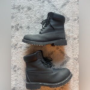 women’s timberland black boots 6.5 size